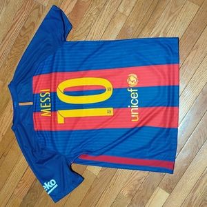 Nike FC Barcelona Home Jersey Lionel Messi 10 Men's Large